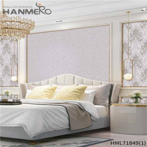 HANMERO 0.53*10M Low price Flowers Flocking Classic Kitchen PVC where to buy temporary wallpaper