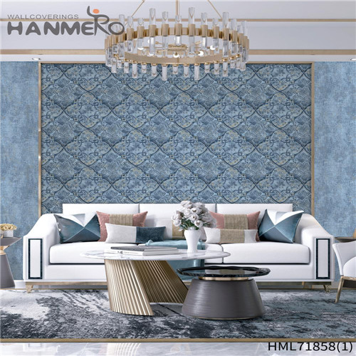 HANMERO PVC Low price 0.53*10M Flocking Classic Kitchen Flowers wholesale wallpaper