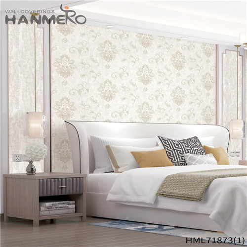 HANMERO PVC Low price Flowers Flocking 0.53*10M Kitchen Classic wallpaper online buy