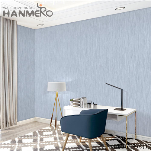 HANMERO living room wallpaper Stocklot Solid Color Technology Modern Restaurants 1.06*15.6M PVC