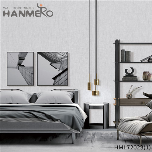 HANMERO PVC Stocklot 1.06*15.6M Technology Modern Restaurants Solid Color wall decoration paper design