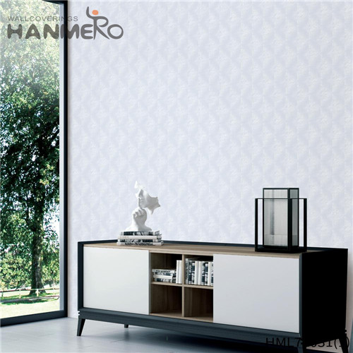 HANMERO bedroom wallpaper designs Dealer Flowers Deep Embossed Pastoral Kitchen 1.06*15.6M PVC