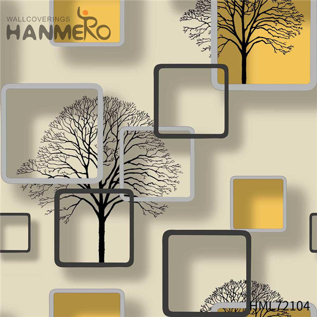 HANMERO PVC Scrubbable Geometric Technology Kids Room European 0.53M wallcoverings wallpaper