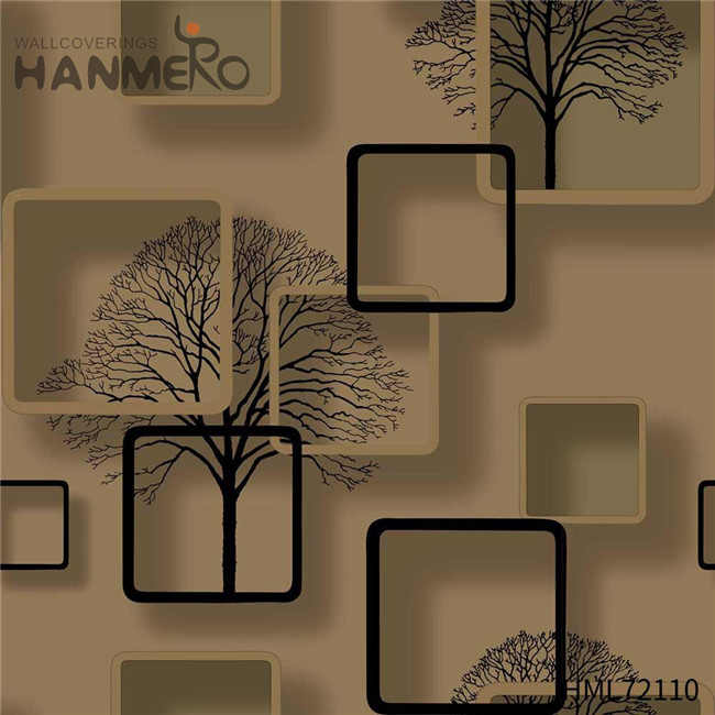 HANMERO PVC Technology Geometric Scrubbable European Kids Room 0.53M wallpaper designs for the home