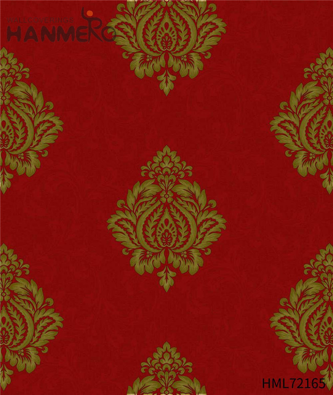 HANMERO PVC Restaurants Flowers Deep Embossed European Standard 0.53M kitchen wallpaper borders