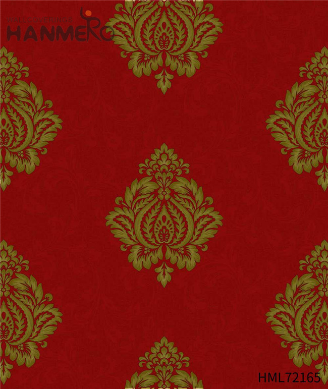 HANMERO PVC Restaurants Flowers Deep Embossed European Standard 0.53M kitchen wallpaper borders