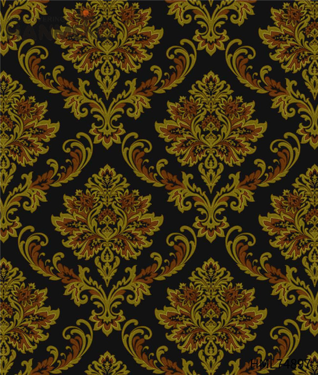 HANMERO simple wallpaper designs for walls Standard Flowers Deep Embossed European Restaurants 0.53M PVC
