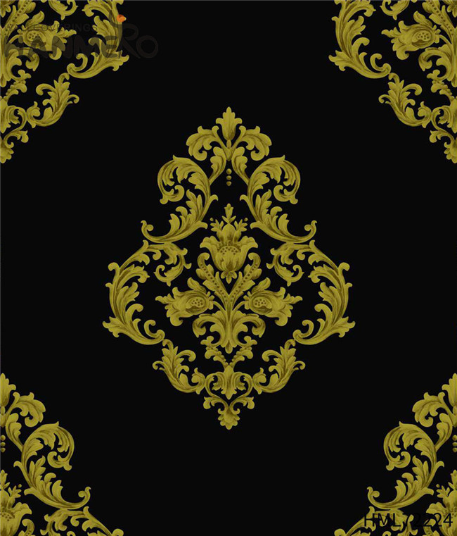 HANMERO 0.53M Exporter Geometric Bronzing European Bed Room PVC wallpaper pictures