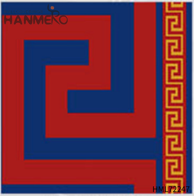 HANMERO Exporter PVC 0.53M wallpaper wallpaper wallpaper European Bed Room Geometric Bronzing