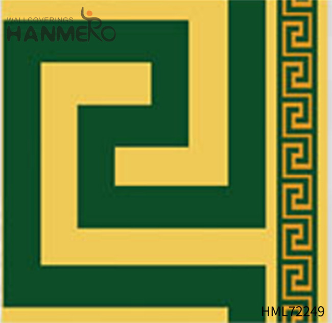 HANMERO Exporter PVC Geometric Bronzing 0.53M images for wallpaper European Bed Room