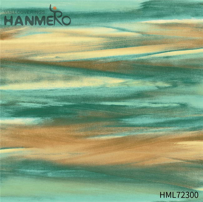 HANMERO wall paper for walls Exporter Geometric Bronzing European Bed Room 0.53M PVC