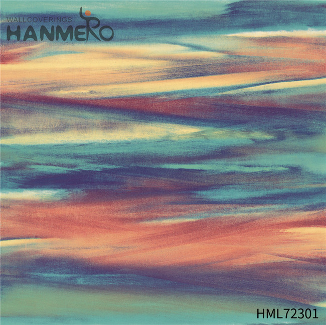 HANMERO design wallpaper online Exporter Geometric Bronzing European Bed Room 0.53M PVC