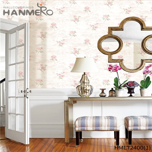 HANMERO PVC Hot Sex online wallpaper store Deep Embossed European Home Wall 0.53*10M Flowers