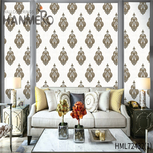 HANMERO PVC Hot Sex Flowers Deep Embossed European wallpaper house wall 0.53*10M Home Wall