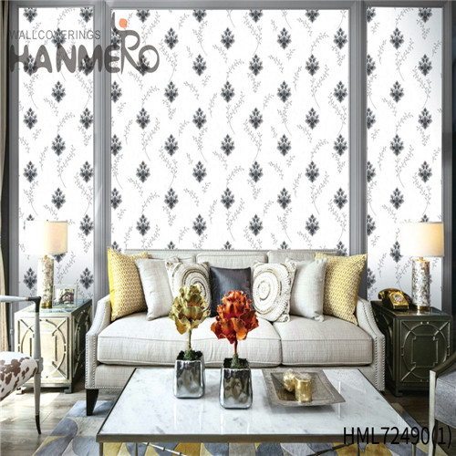 HANMERO PVC Seller Flowers Bronzing European House 0.53*10M bedroom wallpaper ideas