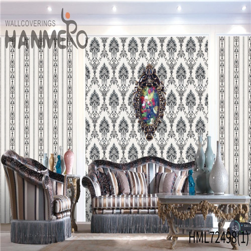 HANMERO PVC Seller wallpaper discount Bronzing European House 0.53*10M Flowers
