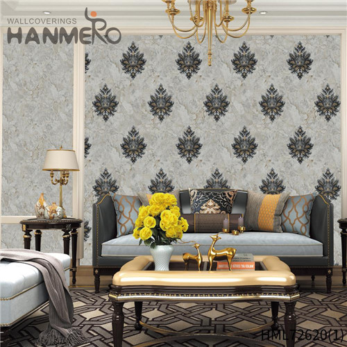 HANMERO PVC the wallpaper company Flowers Deep Embossed Pastoral Theatres 1.06*15.6M Exported