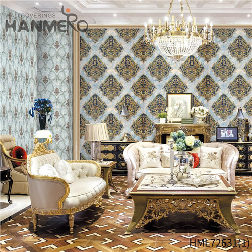 HANMERO PVC Exported Flowers wallpaper wall decor Pastoral Theatres 1.06*15.6M Deep Embossed