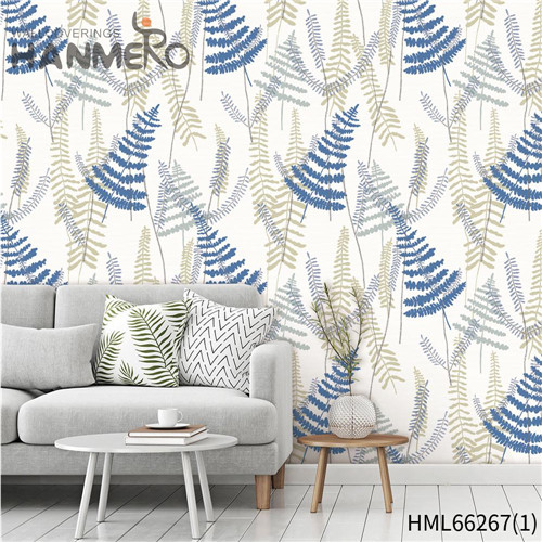 HANMERO wallpaper ideas Decoration Flowers Bronzing Pastoral Hallways 0.53*10M PVC