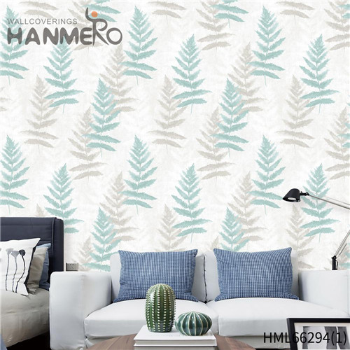 HANMERO PVC Decoration Pastoral Bronzing Flowers Hallways 0.53*10M wall design wallpaper
