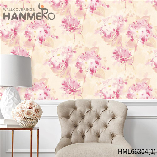 HANMERO Decoration PVC Flowers Bronzing Pastoral Hallways 0.53*10M wallpaper for walls room