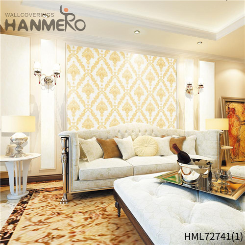 HANMERO PVC Manufacturer Flowers Deep Embossed wallpaper designs for kitchen Sofa background 1.06*15.6M European