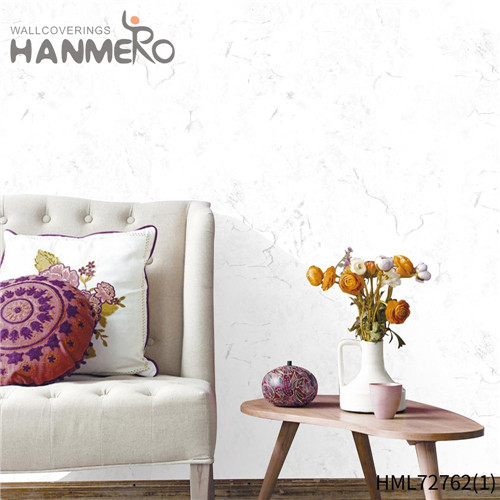 HANMERO PVC Manufacturer 1.06*15.6M Deep Embossed European Sofa background Flowers cheap prepasted wallpaper