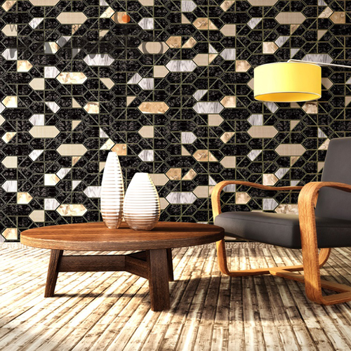 HANMERO landscape wallpaper Seller Landscape Technology Classic Lounge rooms 1.06*15.6M PVC