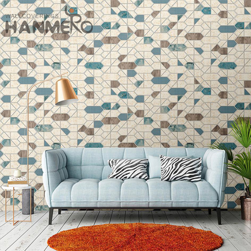 HANMERO PVC wallpaper for walls for sale Landscape Technology Classic Lounge rooms 1.06*15.6M Seller