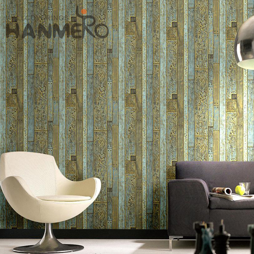HANMERO wallcovering wallpaper Exporter Geometric Flocking Modern Children Room 1.06*15.6M PVC