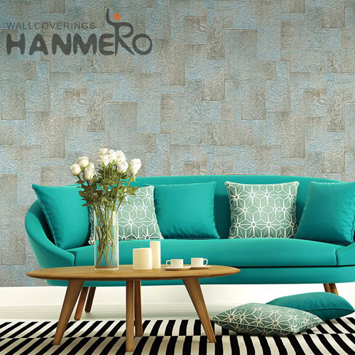 HANMERO PVC online shopping wallpaper Geometric Flocking Modern Children Room 1.06*15.6M Exporter