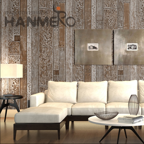 HANMERO PVC 1.06*15.6M Geometric Flocking Modern Children Room Exporter wallpaper design in bedroom