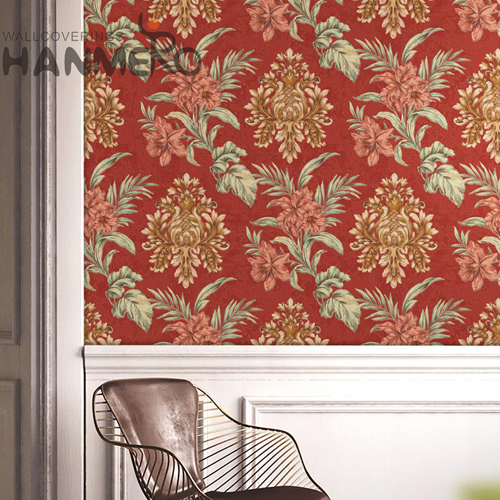 HANMERO PVC Nature Sense Flowers Technology Pastoral water wallpaper for walls 0.53M Home