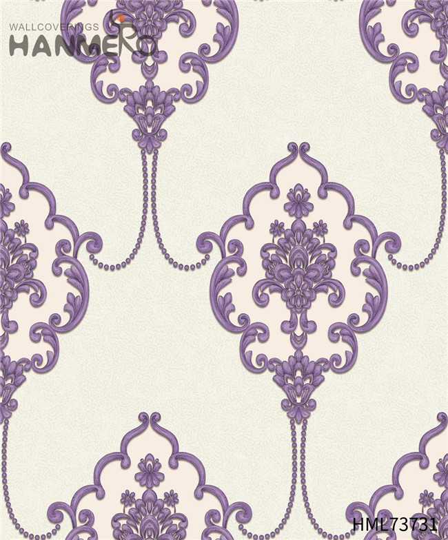 HANMERO PVC 0.53M Landscape Deep Embossed Pastoral Restaurants Strippable wallpaper background