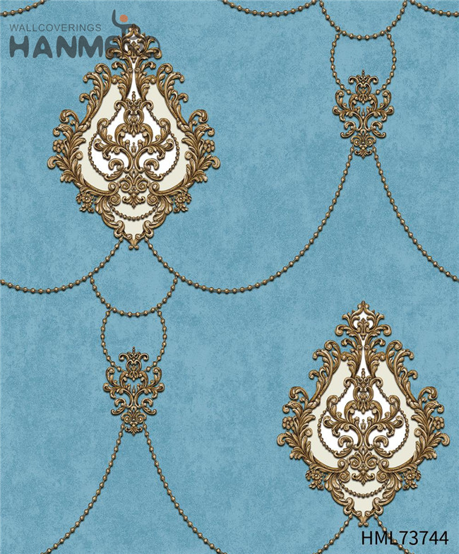 HANMERO PVC Strippable Landscape Pastoral Deep Embossed Restaurants 0.53M wallpaper shop online