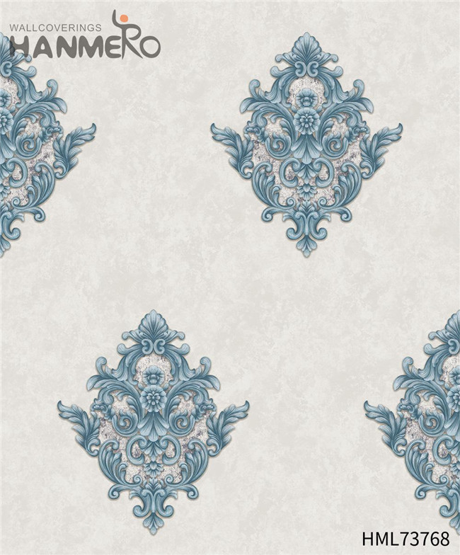 HANMERO Strippable PVC Deep Embossed Pastoral Restaurants 0.53M retro wallpaper Landscape