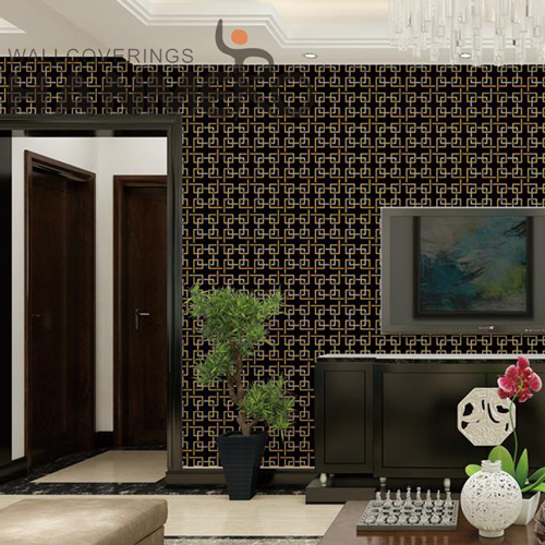 HANMERO PVC Cheap Geometric Technology Modern Study Room wallpaper house design 0.53M