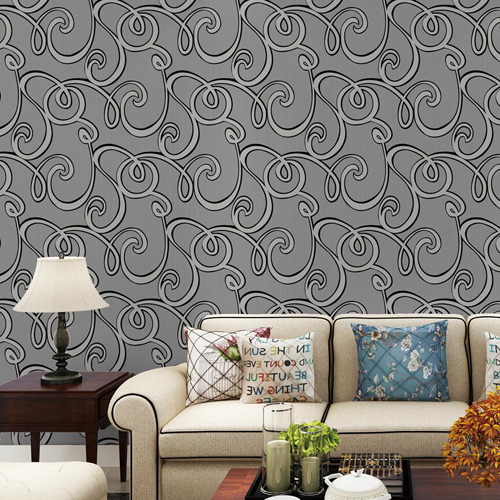 HANMERO PVC Cheap Geometric 0.53M Modern Study Room Technology wall to wall wallpaper