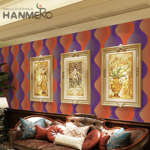 HANMERO PVC Cheap Geometric Technology Modern 0.53M Study Room online wallpaper shop