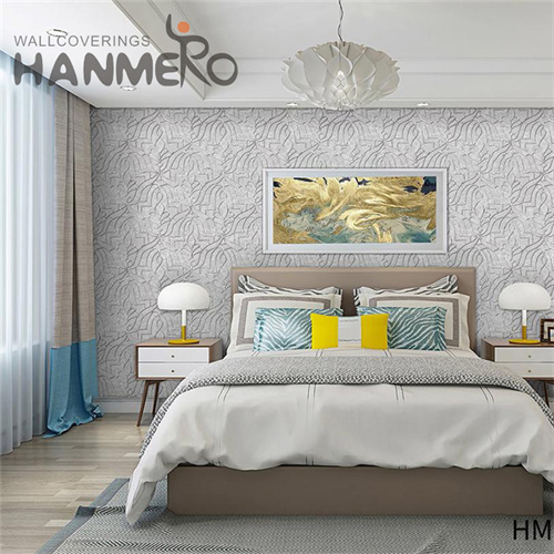 HANMERO Non-woven Stocklot Geometric Technology latest wallpaper Study Room 0.53*10M Classic
