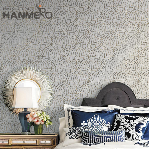 HANMERO Non-woven Stocklot Geometric Technology Classic wallpaper home decor 0.53*10M Study Room