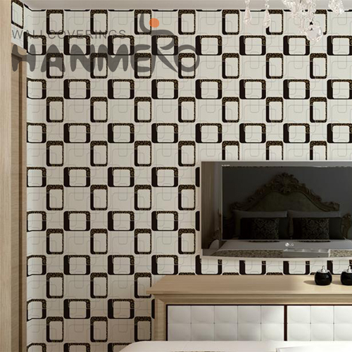 HANMERO PVC Best Selling Geometric Technology Modern Home Wall 0.53M the wallpaper company