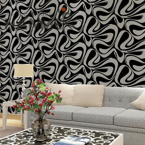 HANMERO PVC wallpaper coverings Geometric Technology Modern Home Wall 0.53M Best Selling