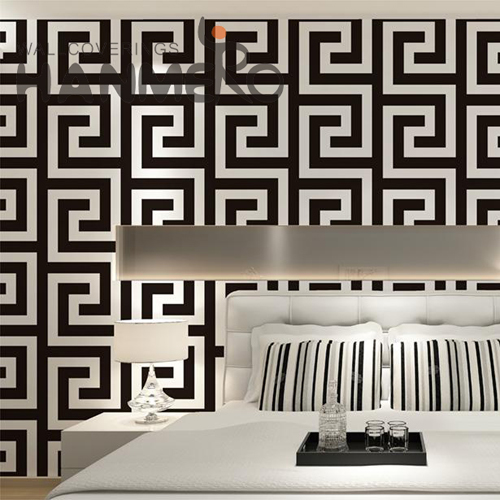 HANMERO PVC Best Selling Geometric paper wall decor Modern Home Wall 0.53M Technology