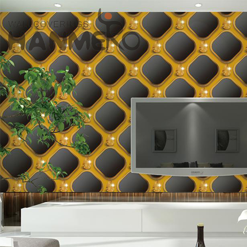 HANMERO PVC Best Selling Geometric Technology designer wallcoverings Home Wall 0.53M Modern