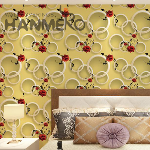 HANMERO PVC Best Selling Geometric Technology Modern Home Wall temporary wallpaper sale 0.53M