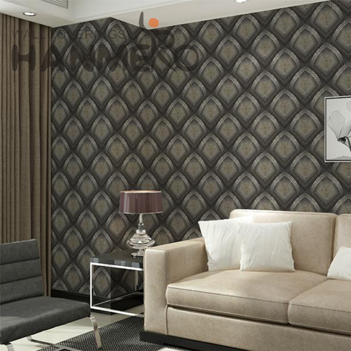 HANMERO PVC Best Selling 0.53M Technology Modern Home Wall Geometric wallpaper designs for the home