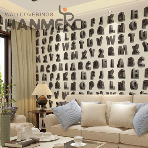 HANMERO PVC Home Wall Geometric Technology Modern Best Selling 0.53M interior decor wallpaper