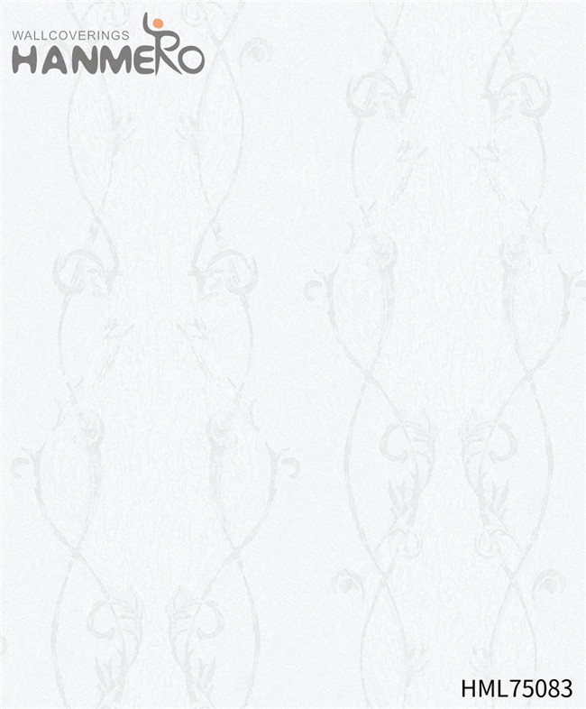 HANMERO Flowers Unique PVC Flocking European Hallways 1.06*15.6M wallpaper at home walls