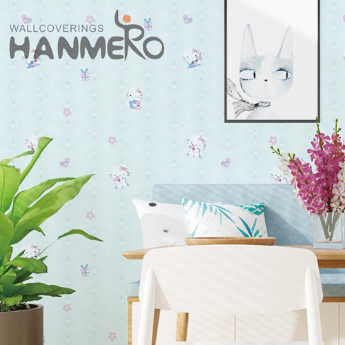 HANMERO Non-woven Factory Sell Directly Landscape Technology Pastoral home decor wallpaper designs 0.53M Exhibition